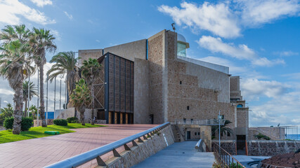 Alfredo Kraus Auditorium in Las Palmas de Gran Canaria, Canary Islands, Spain.