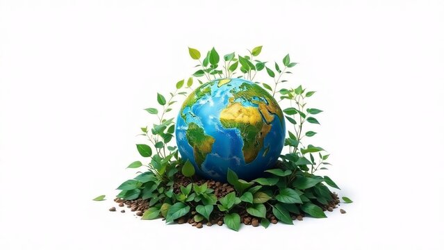 Concept of earth protection day or environmental protection hands to protect the growing plants