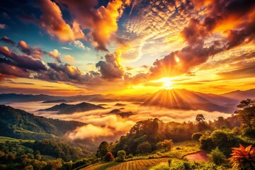 Vintage Sunrises & Sunsets: Golden Hour Landscape Photography Collection