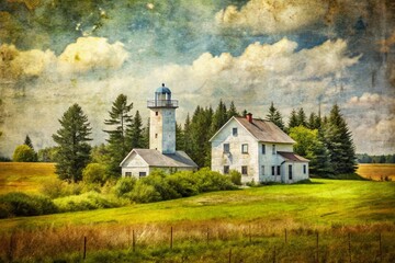 Obraz premium Vintage White Gray Scratched Texture Background - Grunge Distressed Overlay