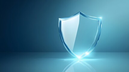 A Glass Shield Representing Digital Security Protection