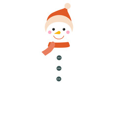 Cute Winter Snowman