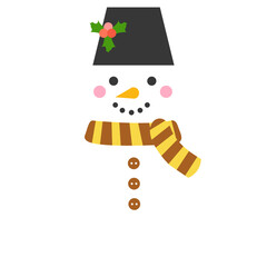 Cute Winter Snowman