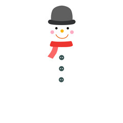 Cute Winter Snowman