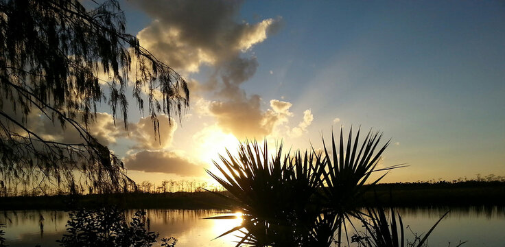 Florida Sunset at the Waterway