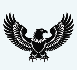 eagle silhouette icon 