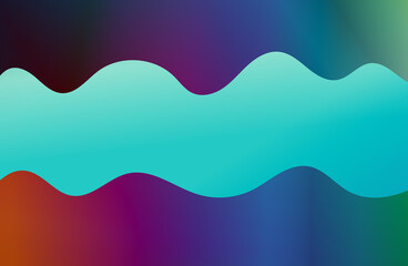 Vector abstract wave background with balloons. Realistic abstract 3D sphere.