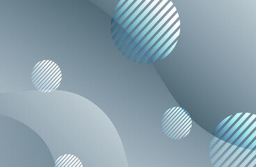 Abstract gradient background with geometric waves and circles, natural design, perfect for interior decor or elegant background.