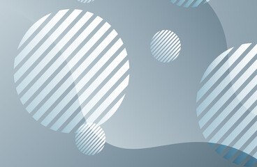 Abstract geometric background with gradient circles. Modern design template.