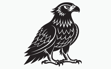 Eagle silhouette black