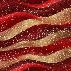 Luxurious red color with shimmering golden highlights