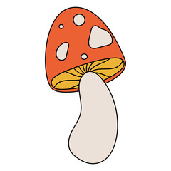 Retro Sticker Illustration