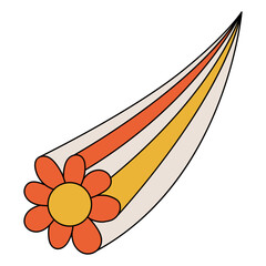 Retro Sticker Illustration