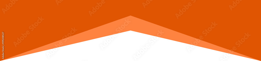Wall mural abstract curved border shape for header design. divider section. website page bottom template. wavy 