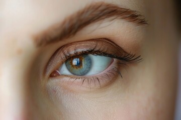 Obraz premium Permanent make up on eyebrows.