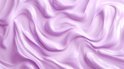 Obraz premium Lavender Swirling Cream Abstract Background
