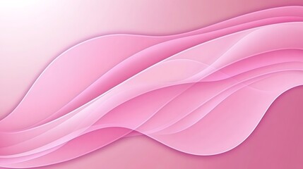 Abstract Pink Wave Design Soft Elegant Background