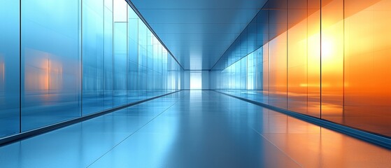 Futuristic corporate design template with sleek architecture and vibrant color contrast for dynamic presentations