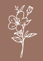 colors print for design on the background of Mocha Mousse color - color of the year 2025 according to Pantone
