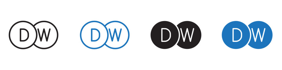 Dw icon Flat line symbol