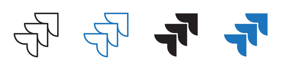 Jira icon Flat line symbol