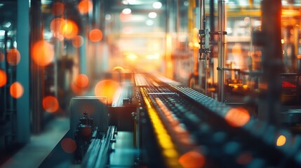 Dynamic digital imagery manufacturing process factory production line setting