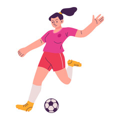 Football Player Illustration
