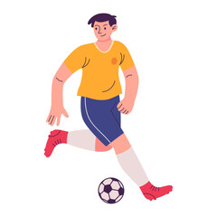 Football Player Illustration