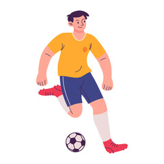 Football Player Illustration