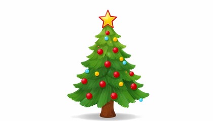 Gingerbread Tree  on White