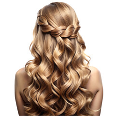 Fototapeta premium portrait of a woman with hair