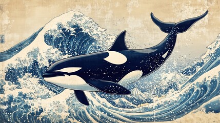Obraz premium World Whale Day illustration