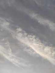Heavenly roads in the clouds