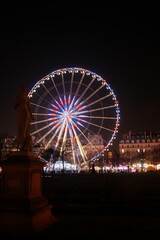 ferris wheel at night