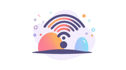 Wi-Fi icon transparent background