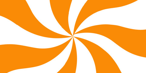  Sun groovy vertical prints drawn abstract floral patterns with vintage grainy stippling texture. Yellow and white twisted swirl & Spiral radial striped backdrop design. Vintage beam sunburst texture.