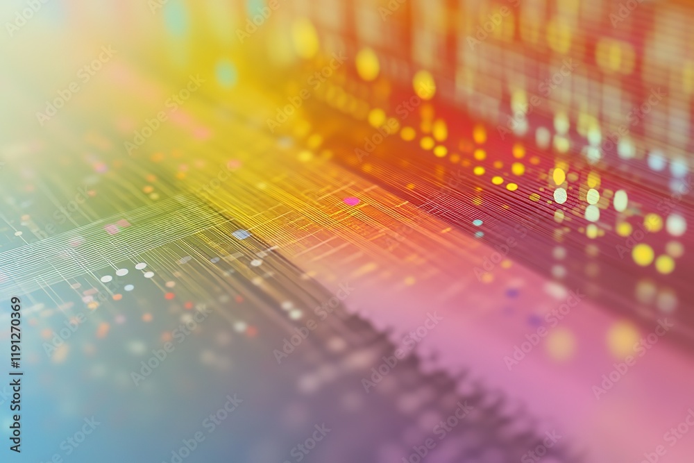 Poster abstract colorful network data streams