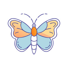 butterfly symbol of transformation icon, butterfly symbol of transformation vector, 