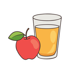 glass of apple cider vector icon, glass of apple cider vector illustration - simple illustration of glass of apple cider, perfect for logos and iconsglass of apple cider