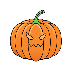 pumpkin vector icon, pumpkin vector illustration - simple illustration of pumpkin, perfect for logos and iconspumpkin