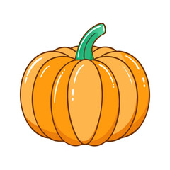 pumpkin vector icon, pumpkin vector illustration - simple illustration of pumpkin, perfect for logos and iconspumpkin