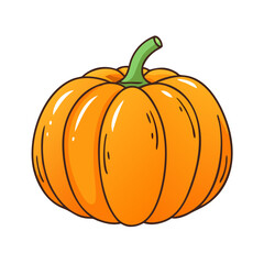 pumpkin vector icon, pumpkin vector illustration - simple illustration of pumpkin, perfect for logos and iconspumpkin