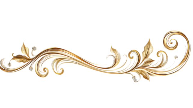 Elegant wave divider for sections transparent background