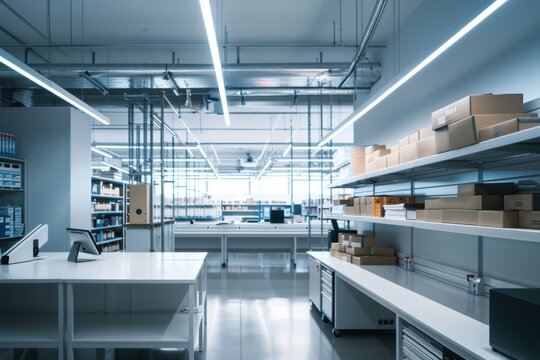 Optimized Order Fulfillment in a Modern Workspace