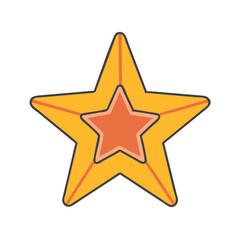 star vector icon, star vector illustration - simple illustration of star, perfect for logos and iconsstar
