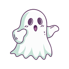 ghost vector icon, ghost vector illustration - simple illustration of ghost, perfect for logos and icons ghost