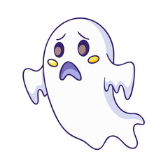 ghost vector icon, ghost vector illustration - simple illustration of ghost, perfect for logos and icons ghost