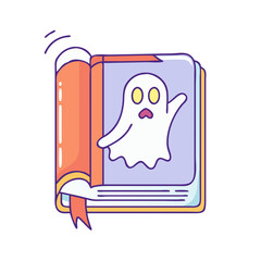 haunted book vector icon, haunted book vector illustration - simple illustration of haunted book, perfect for logos and icons haunted book