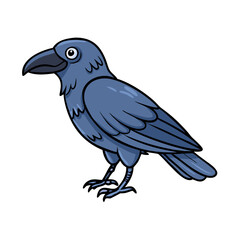 raven vector icon, raven vector illustration - simple illustration of raven, perfect for logos and icons raven