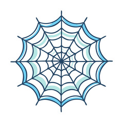 spider web vector icon, spider web vector illustration - simple illustration of spider web, perfect for logos and icons spider web